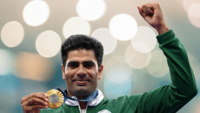 Olympics gold medalist Arshad Nadeem Pakistan