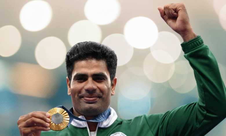 Olympics gold medalist Arshad Nadeem Pakistan